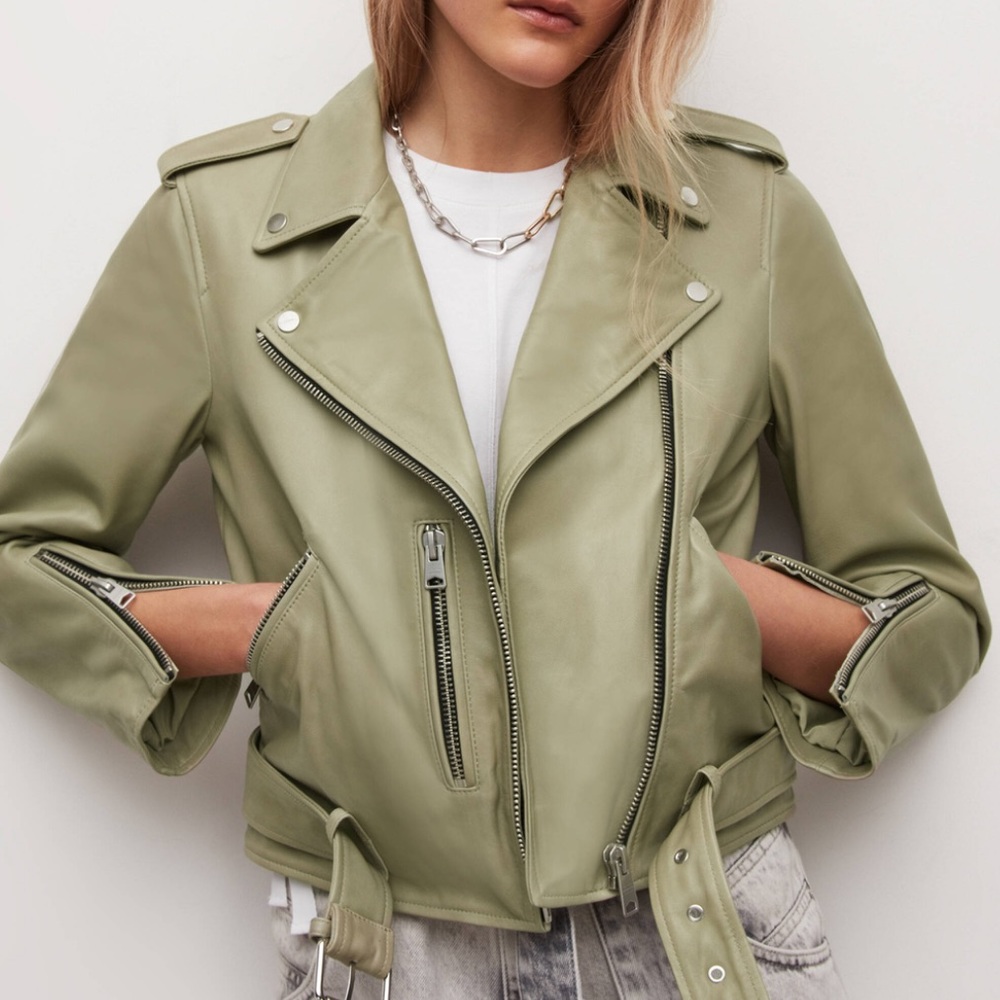 Allsaints Balfern Leather Biker Jacket